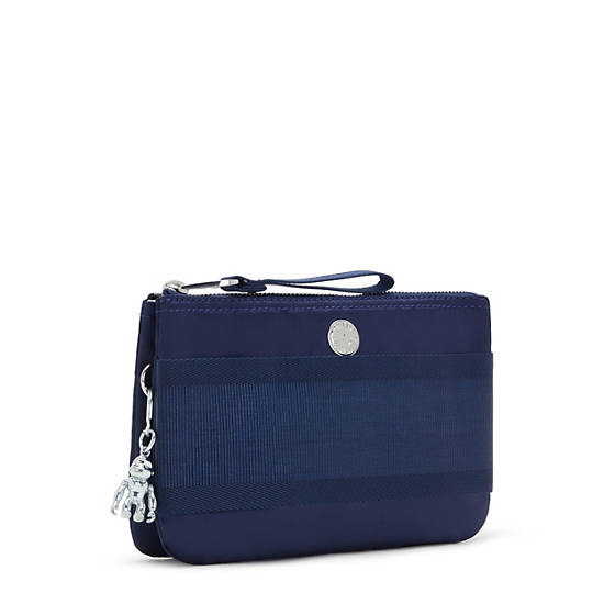 Kipling Creativity Extra Large Metallic Wristlet Táska Sötétkék | HU 2067AH